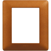 Placca Bticino Matix 3+3 moduli rosso terra AM4826TRT