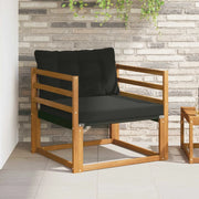 Set di divani da esterno-Sofa da giardino Legno di Acacia Massello e Textilene 290360