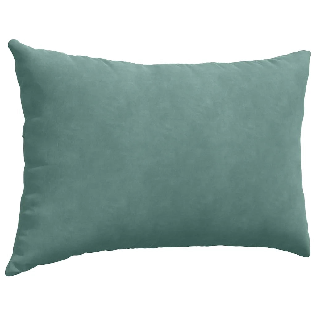 Cuscini da Divano 2 pcs Verde Mare 60 x 40 cm Tessuto in Cords