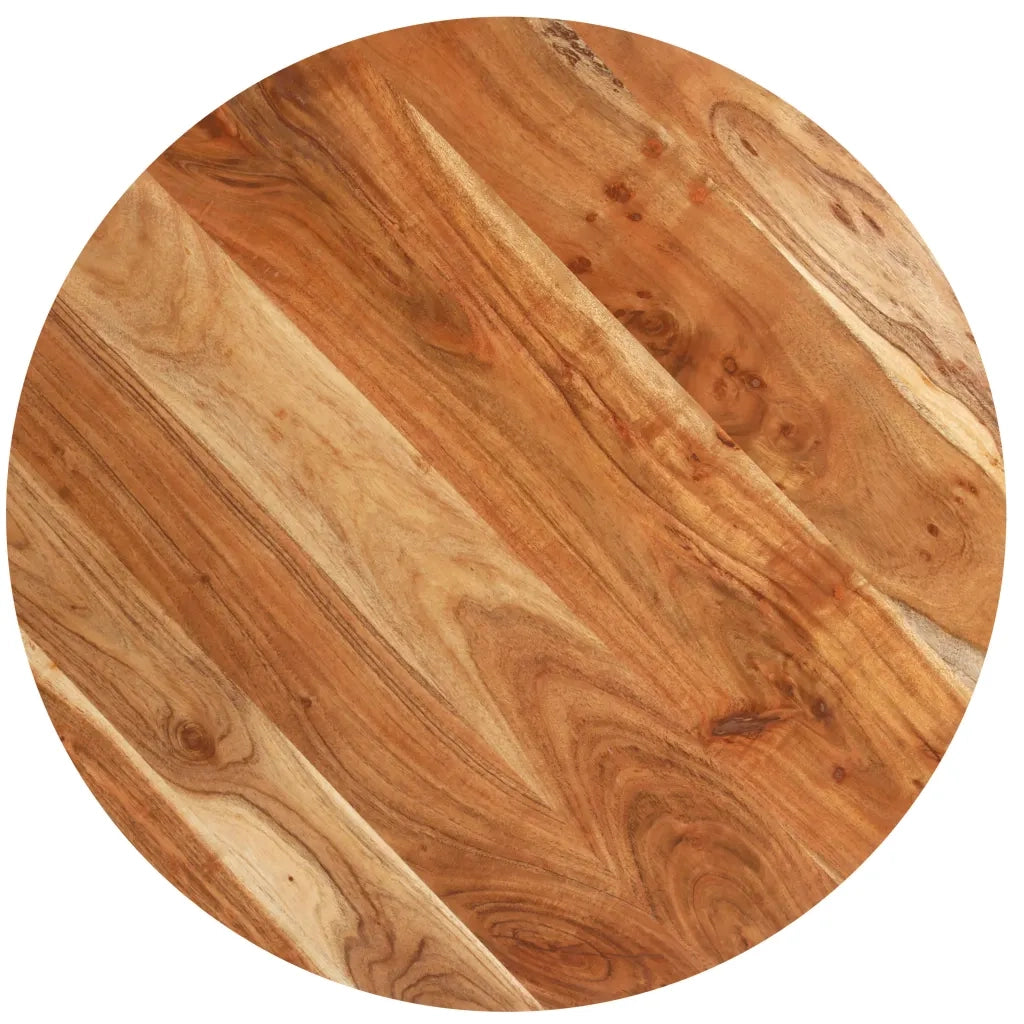 Tavolino da Bistrot Rotondo Ã˜80x75 cm in Legno di Acacia cod mxl 24699