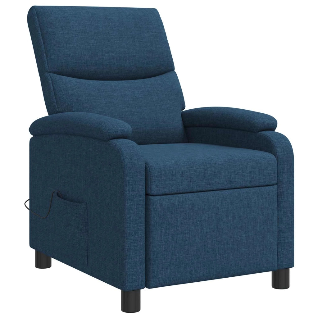 Divano Sedia-Poltrona Massaggiante Blu Tessuto 688757