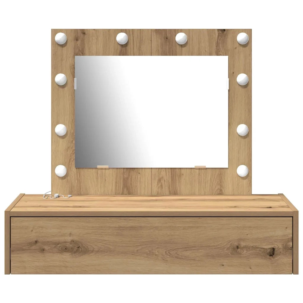 Tavolo da Trucco Marrone 83 x 40 x 70 cm Legno multistrato 865234