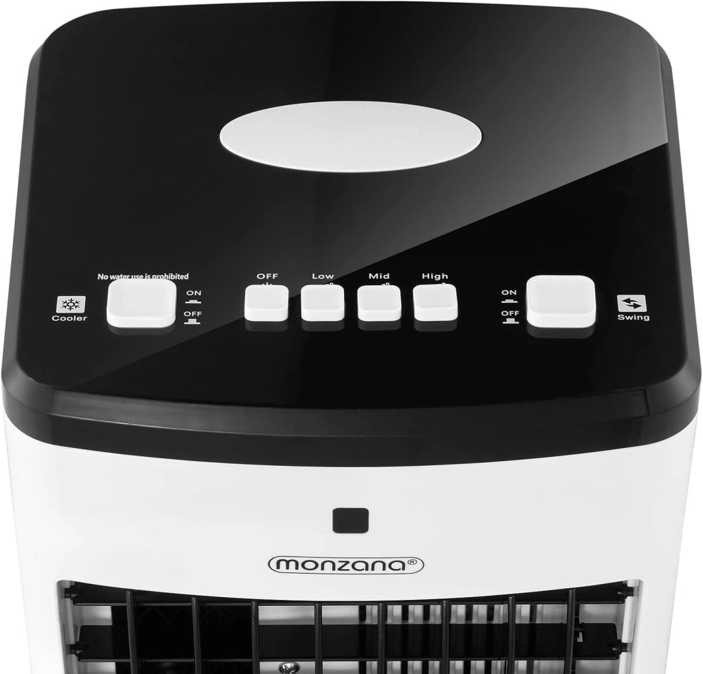 Condizionatore Portatile 4in1 60W 330m³/h 3,5 litri 4 Ghiaccioli Ventilatore Ionizzatore