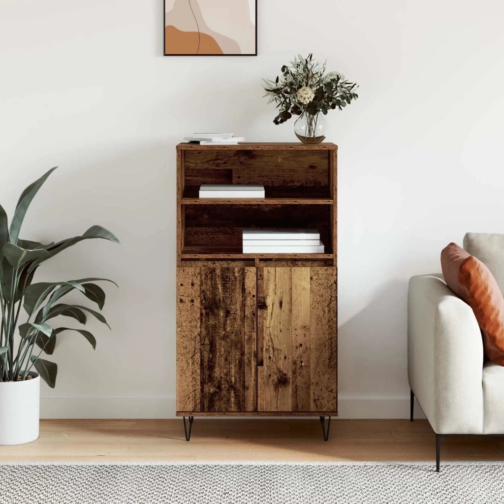 Credenza | Madia | Buffet da pranzo | Armadio da pranzo Marrone 60 x 36 x 110 cm Legno multistrato