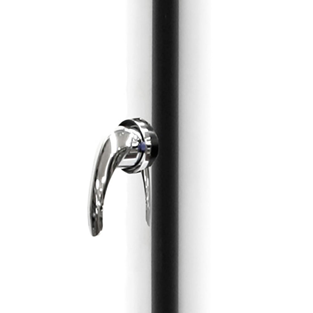 Doccia da Giardino Miscelatore e Lavapiedi ATI Docce UNI-1M Inox Anodizzato