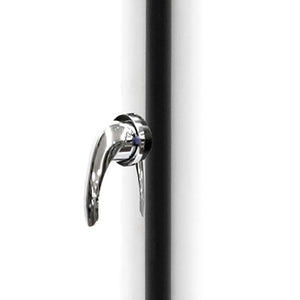 Doccia da Giardino Miscelatore e Lavapiedi ATI Docce UNI-1M Inox Anodizzato