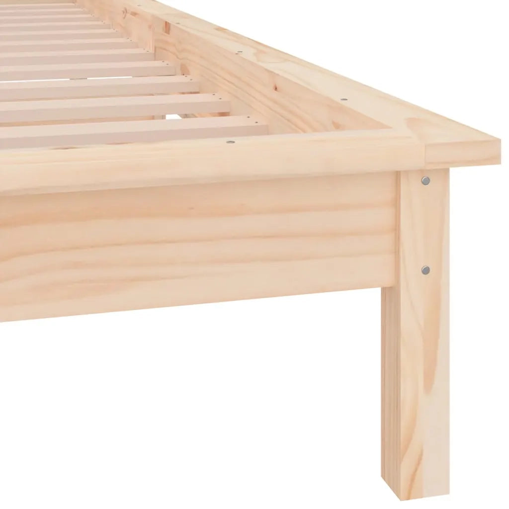 Giroletto con LED 90x200 cm in Legno Massello 820591