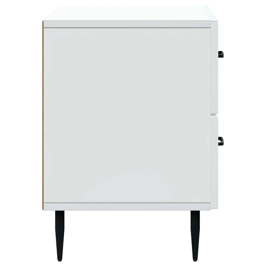 Armadio da Notte con cassetto Bianco 62 x 34,5 x 47,5 cm 894775
