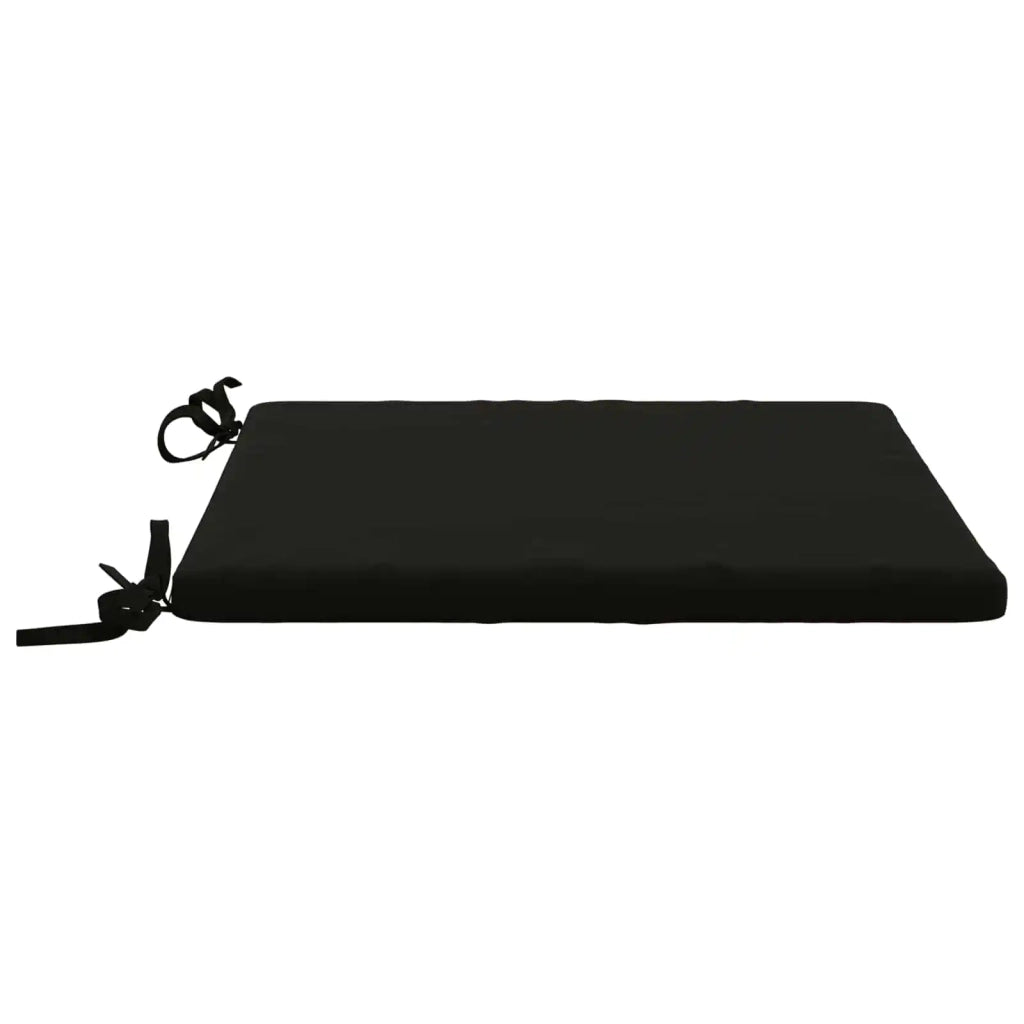 Cuscini per Sedia in 4 Pezzi SOEST 4 pz 100% Poliestere Nero 944426