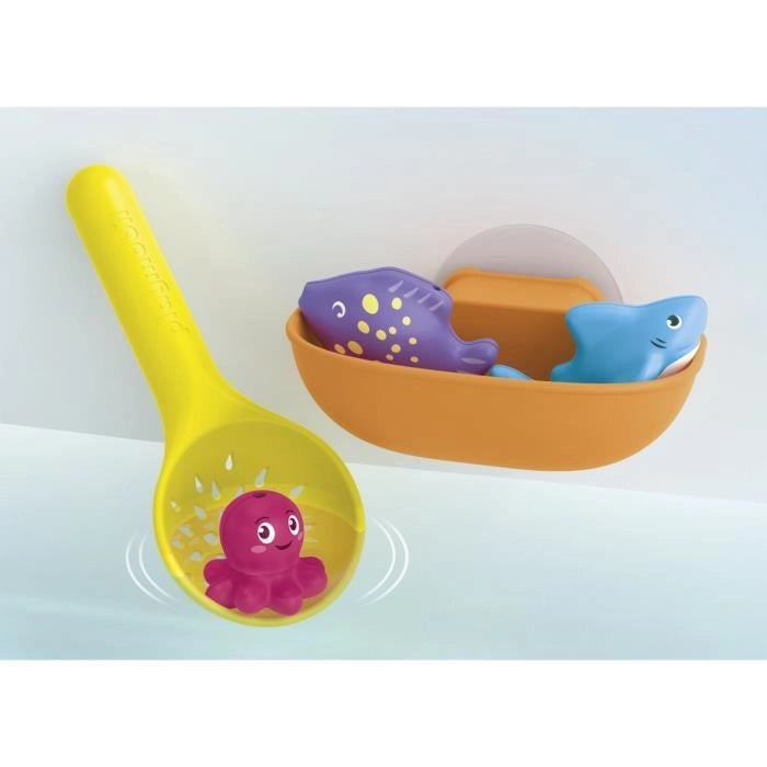 PLAYMOBIL Junior 71689 Scivolo acquatico e animali marini Include personaggio, animali e accessori - Età 18 mesi