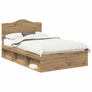 Letto matrimoniale | Letto per adulti | Struttura del letto Rovere Artigianale 120 x 200 cm