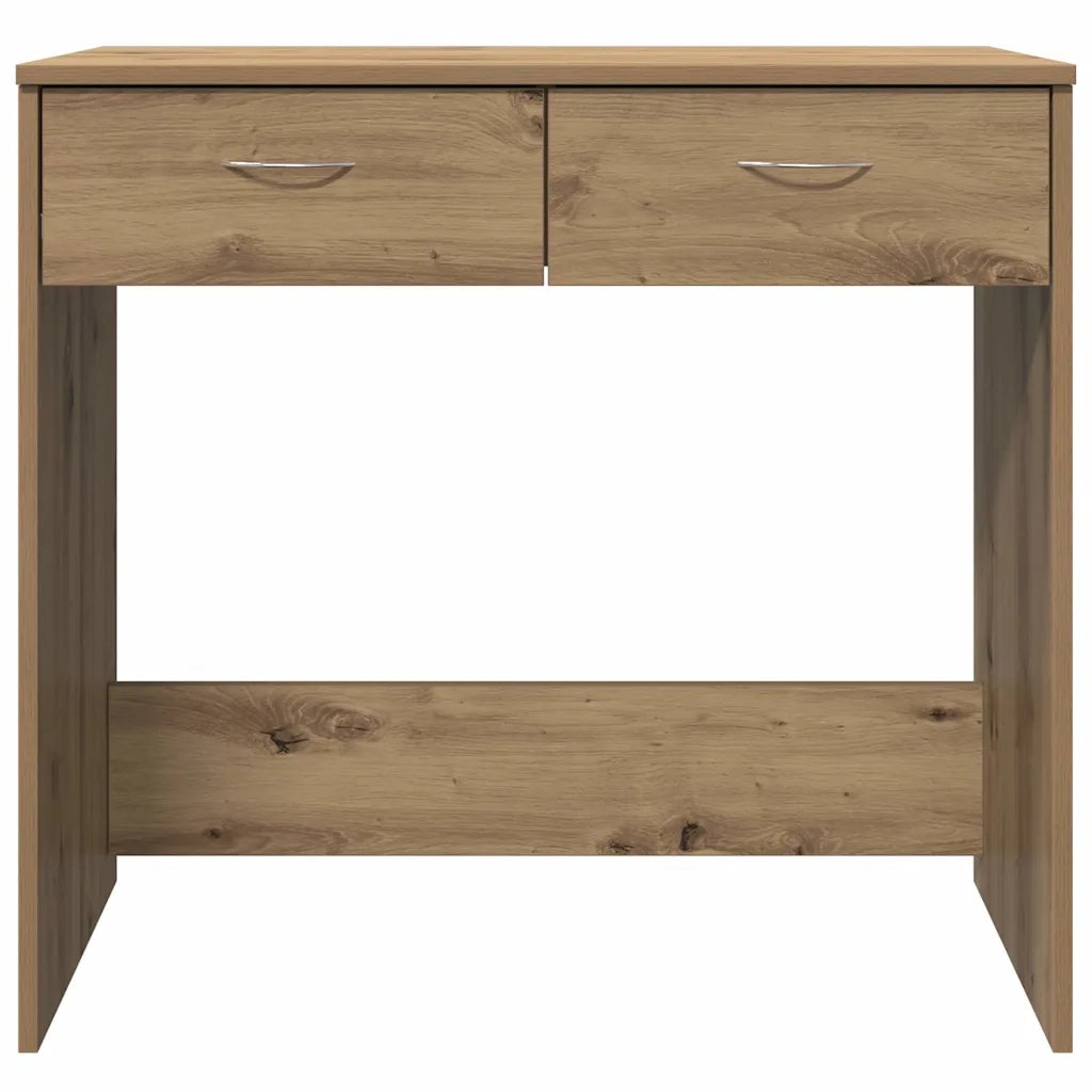 Scrivania | Tavolo da Ufficio Rovere Artigianale 80x40x75 cm in Legno Multistrato