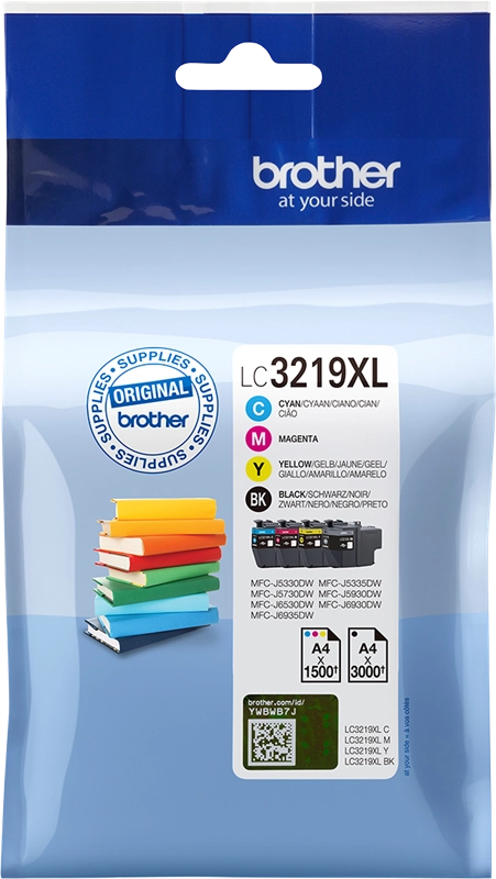 Brother LC3219XLVAL multipack cartuccia originale 4 pz (Nero, Ciano, Magenta, Giallo)