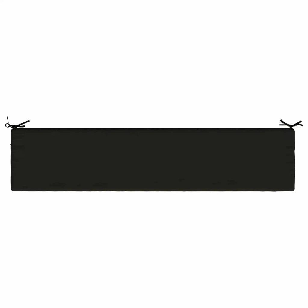 Cuscini per Panchina a 2 Pezzi SOEST 2 pz 100% Poliestere Nero 949965