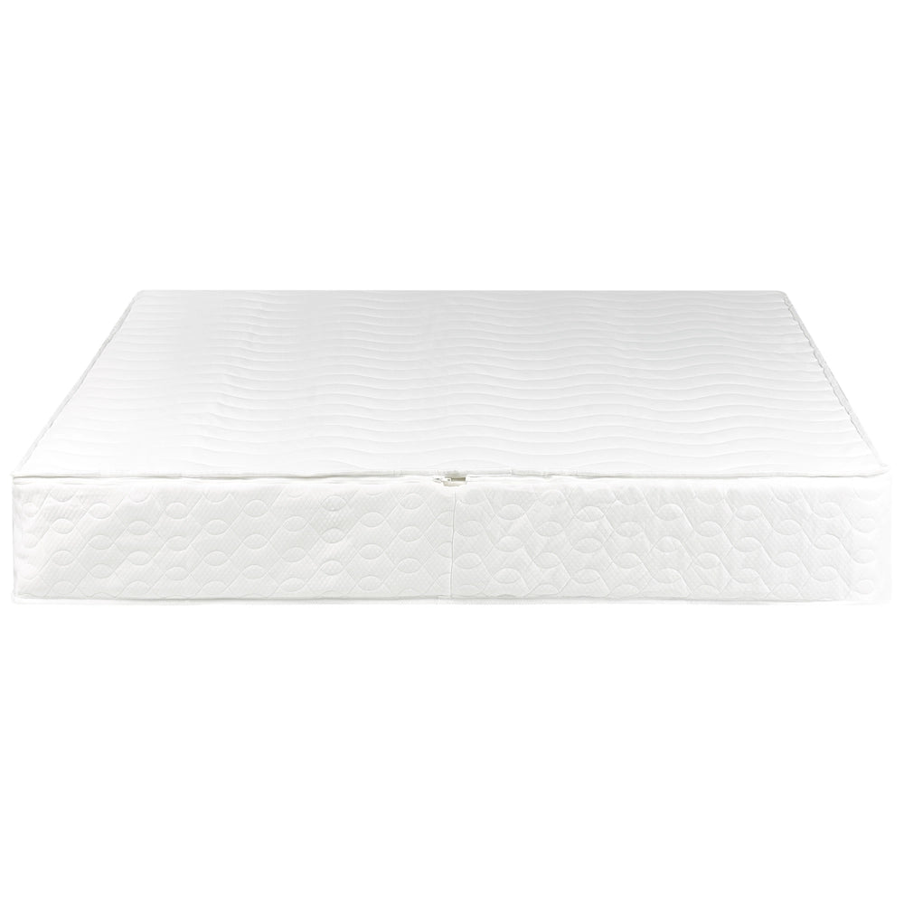 Letto ad acqua grigio poliestere imbottito doppia dimensione 140 x 200 cm moderno design glamour poggiatesta curvo