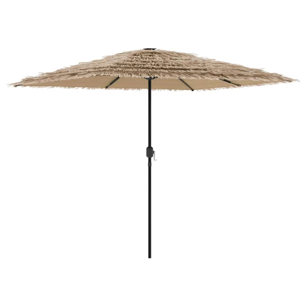 Ombrellone da giardino in poliestere marrone 248 x 248 x 248 cm protezione UV e pioggia stile moderno 02_0056385