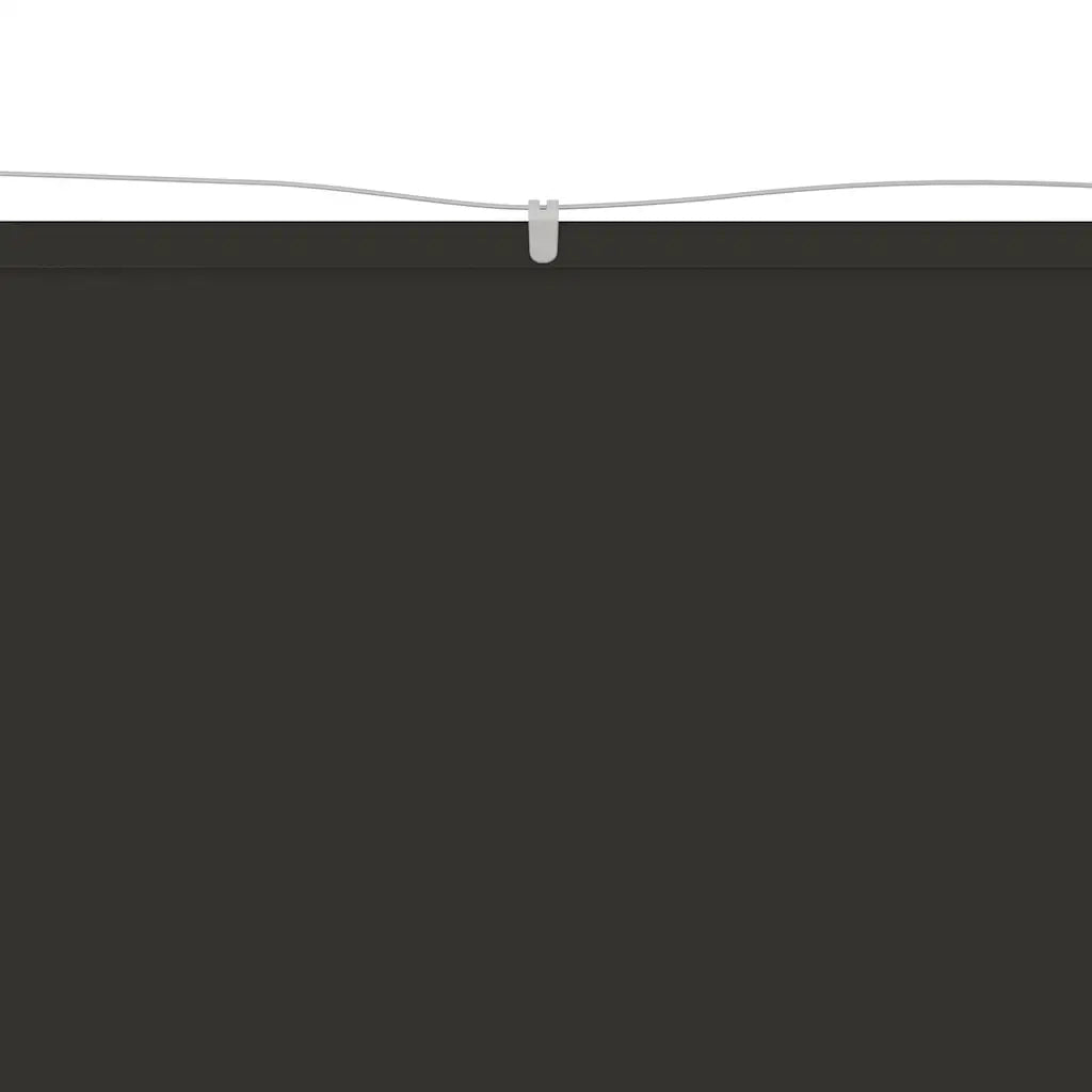 Paravento Verticale Antracite 140x600 cm Tessuto Oxford