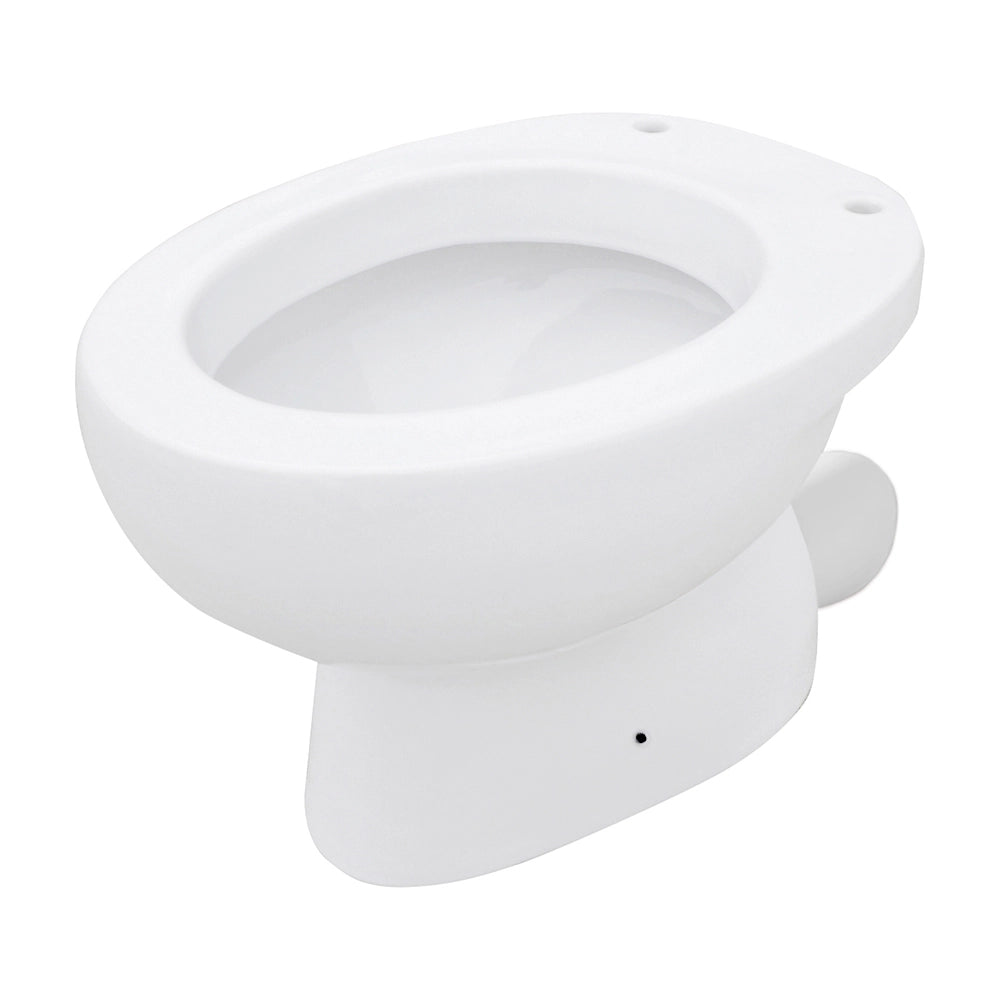 Vaso infanzia H 31 cm bianco in ceramica con scarico a muro