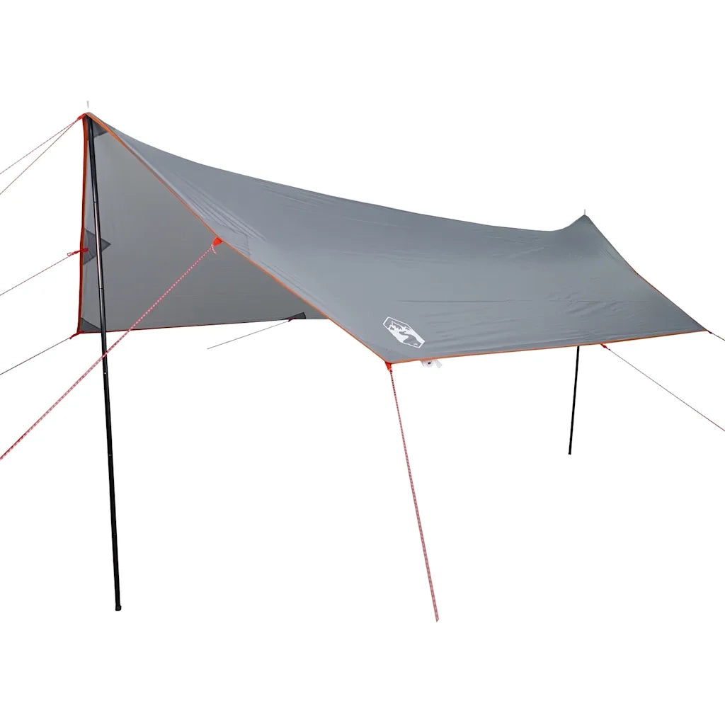 Telone da Campeggio Grigio e Arancione 460x305x210 cm Impermeabile 94687