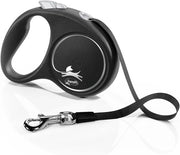 Nastro di Design Piccolo 5m Manubrio per Cani fino a 15kg/33lbs in Nero