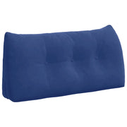 Cuscino per Schiena | Cuscino dorsale Blu Polizia 100 x 24 x 50 cm Velluto