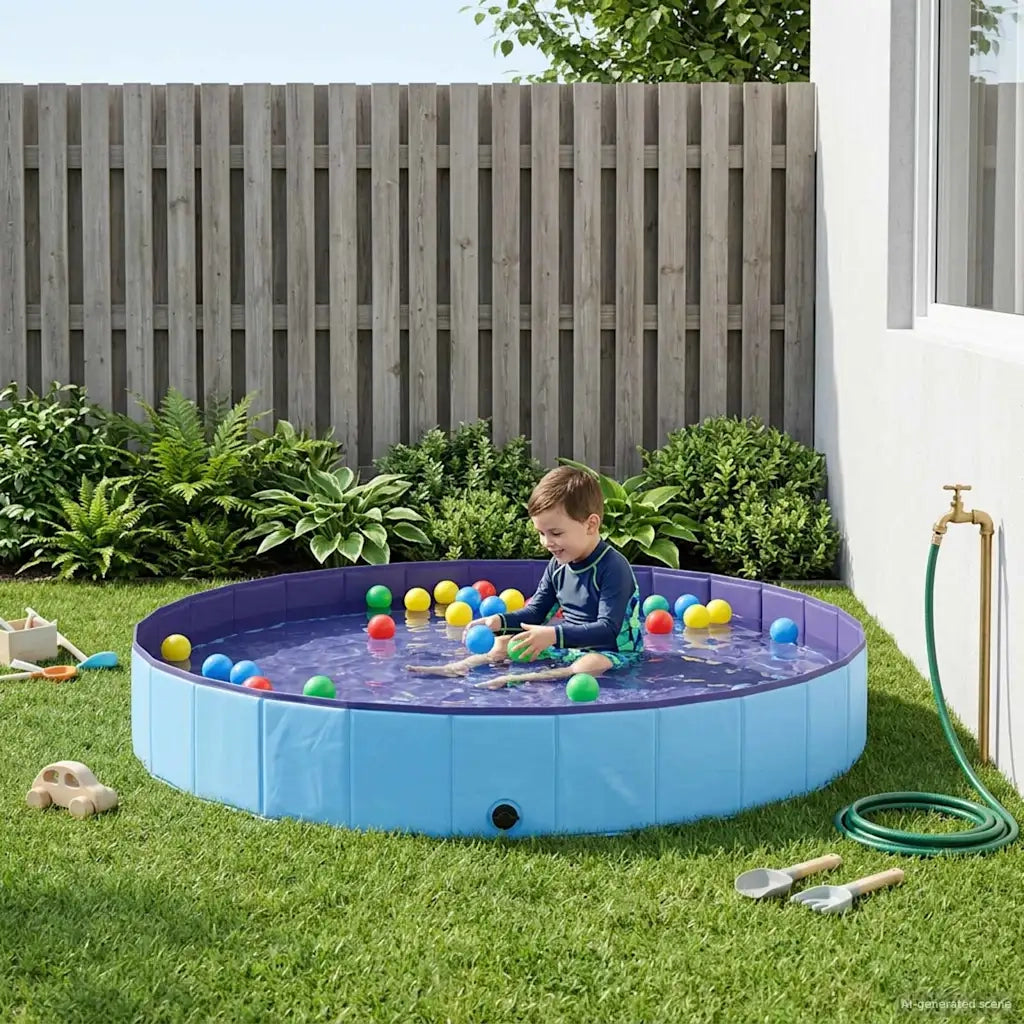 Piscina per bambini Blu ?300 x 38 cm CFW8616958