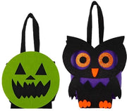 Zak da Halloween per 2 pezzi - Sacchi per dolci riutilizzabili - Tazze per Halloween - Materiale ecocompatibile - Peso leggero - Disegno unico - Sacchetti per dolci
