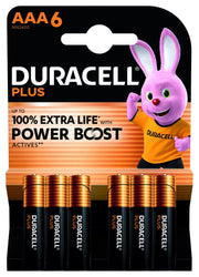Pila Alcalina Serie Plus Power Boost 6 Pezzi. Ministilo 1 5 V Duracell