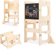 Tavolo di apprendimento pieghevole per bambini - Bianco