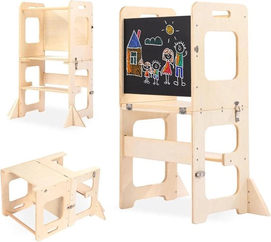Tavolo di apprendimento pieghevole per bambini - Bianco