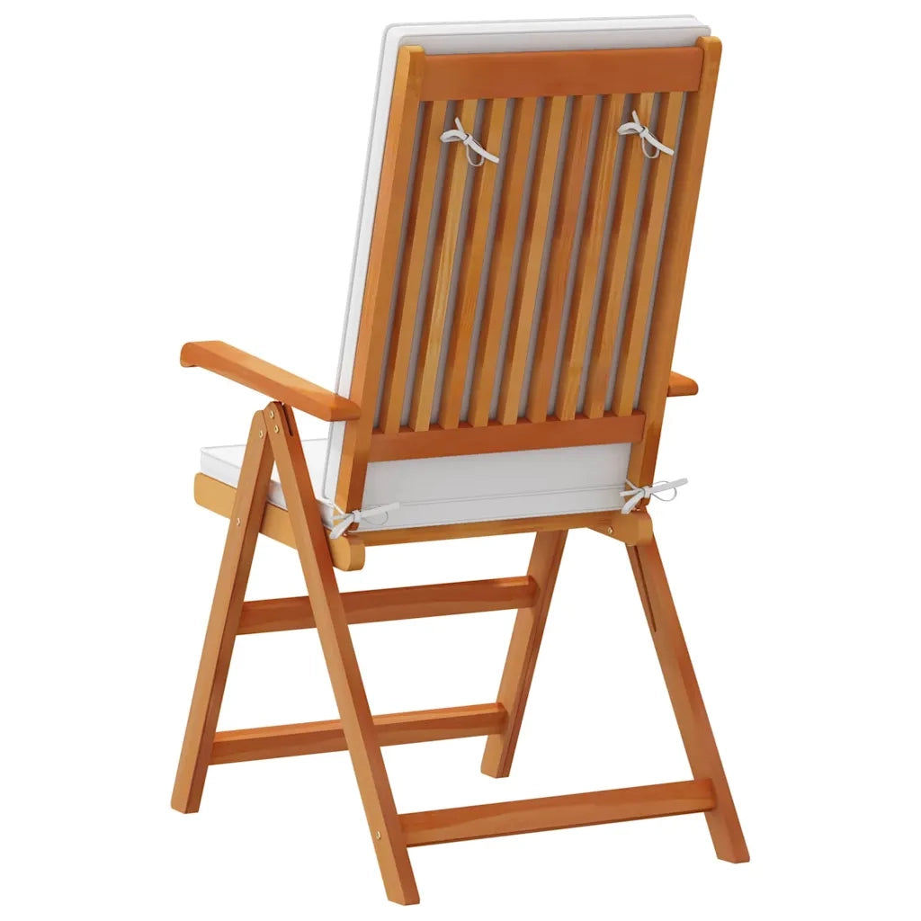 Sedia da Giardino 6 pcs Marrone e bianco 57 x 71.5 x 104 cm 3375770