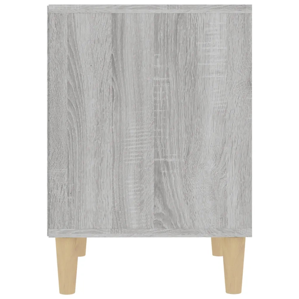 Set di 2 Comodini | Armadio da Notte | Mobiletto da notte Grigio Sonoma 40x35x50 cm