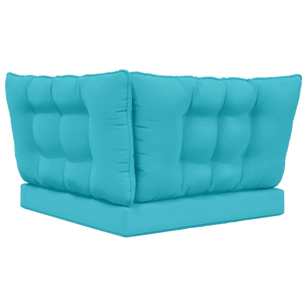 Cuscino per divano da esterno 3 pcs Turchese Poliestere