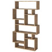 Libreria Design Moderna Scaffale 8 Ripiani 168x96x25cm Casa Ufficio Rovere