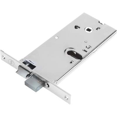 SERRATURA METALLO INFILARE 86502 YALE  B.Q INOX F.MM 22 F.OVALE M3+SCR H.MM 78 E.MM 80