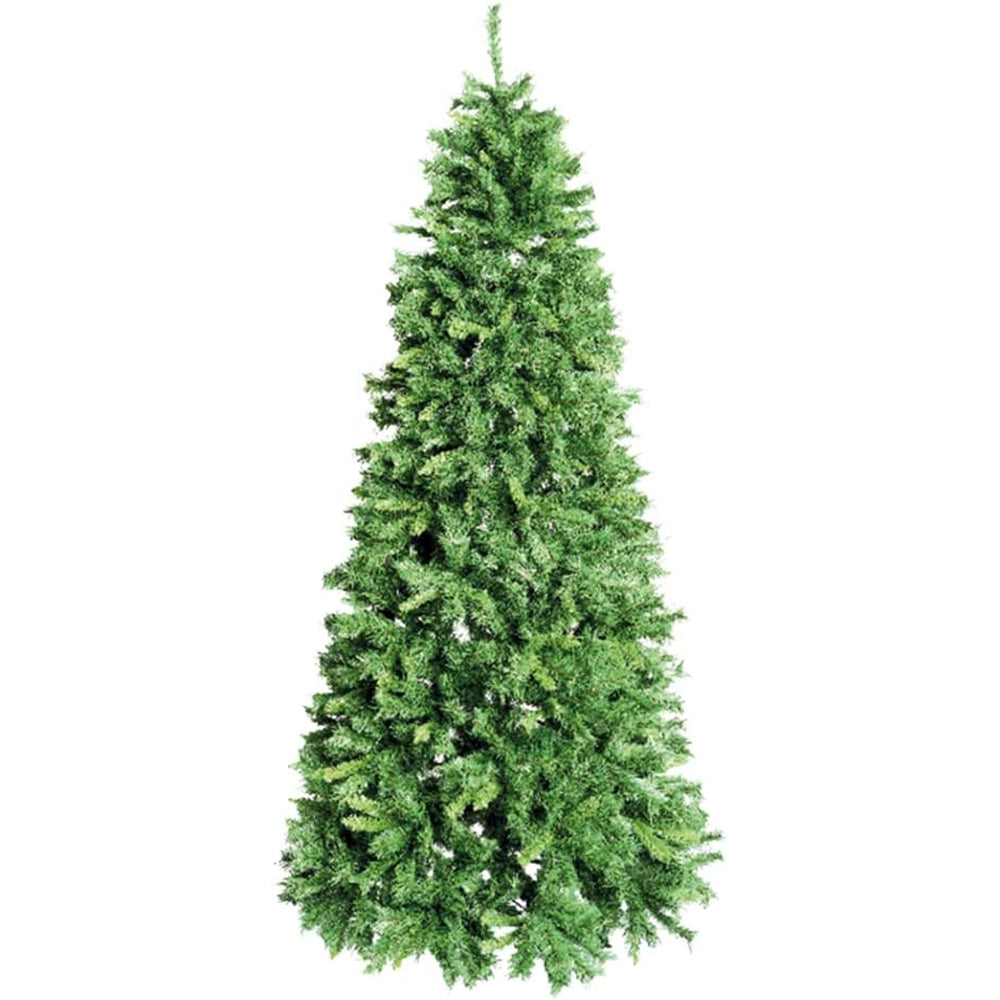 ALBERO DI NATALE h.210 cm 2,10 m "BERLINO" BASE 105 cm 928 RAMI SISTEMA A GANCIO