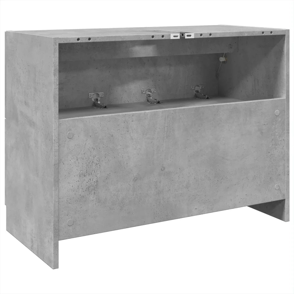 Mobile Lavabo Grigio Cemento 78x37x59 cm in Truciolare 848118
