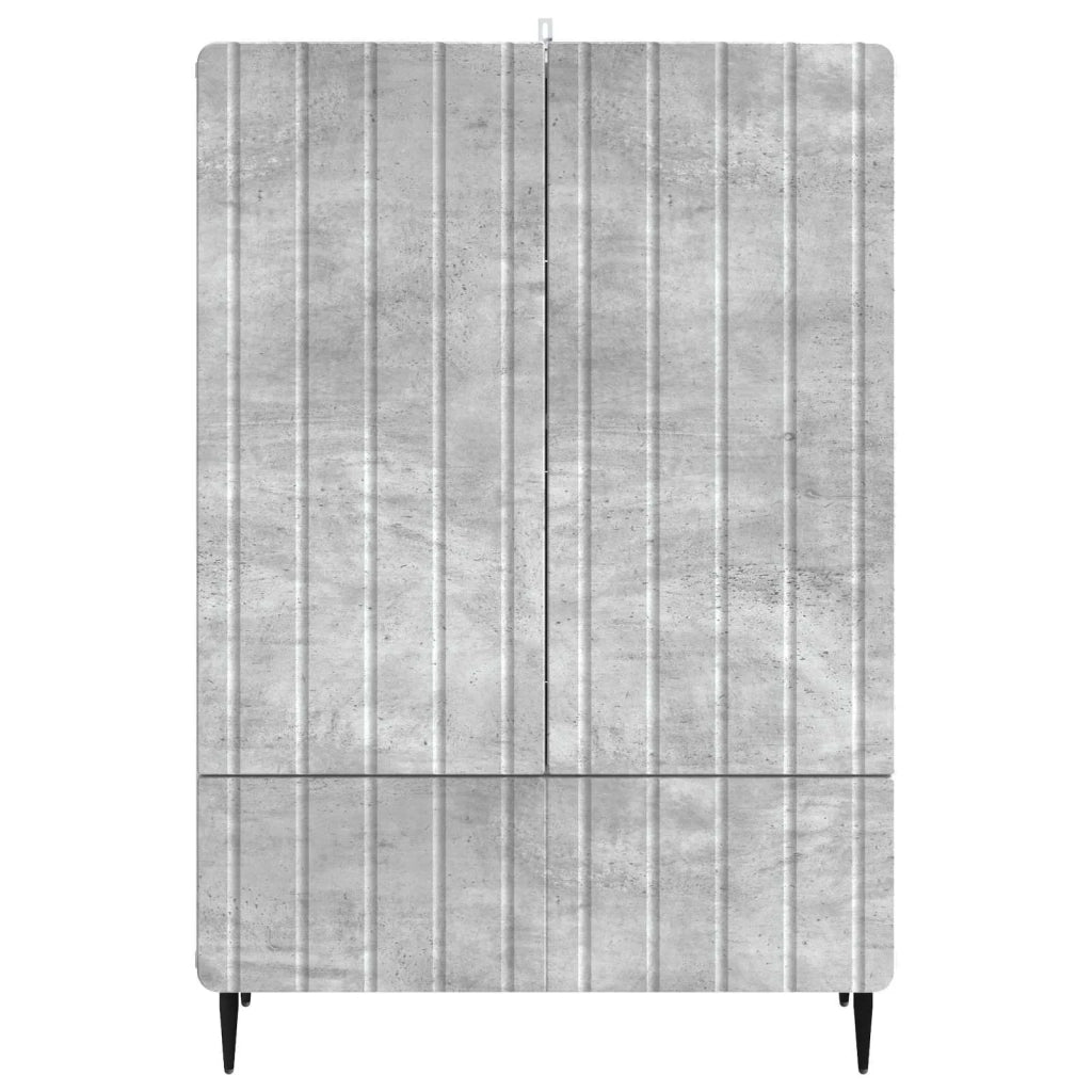 Credenza Grigio Cemento 66 x 34,5 x 97 cm Legno ingegnerizzato