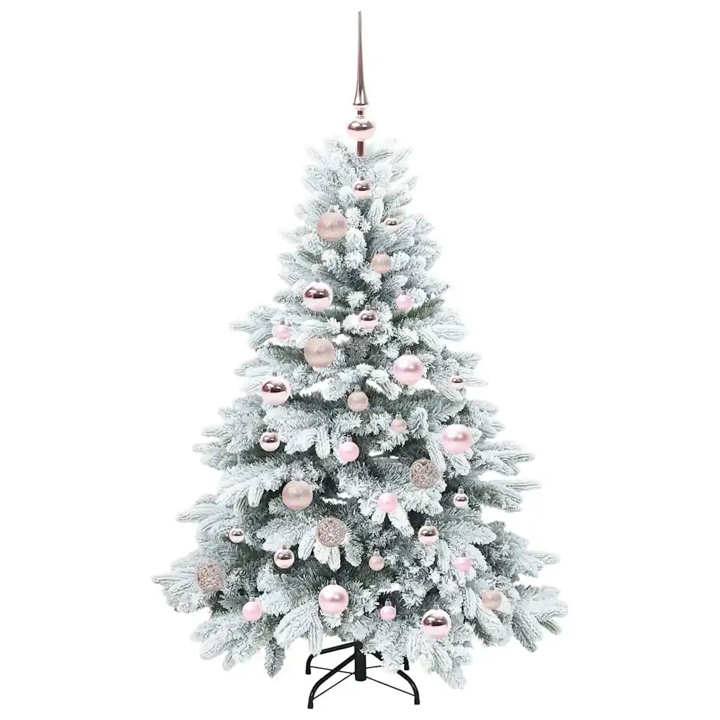 Albero di Natale artificiale con 150 LED Bianco 120 cm PE e PVC 3397590