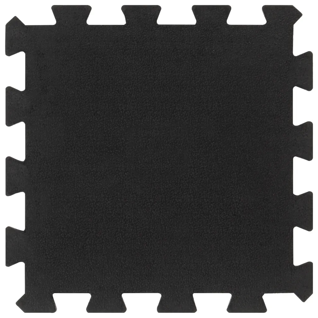 Piastrelle per Pavimenti in Gomma 9 pz Nere 16 mm 30x30 cm CFW1076587