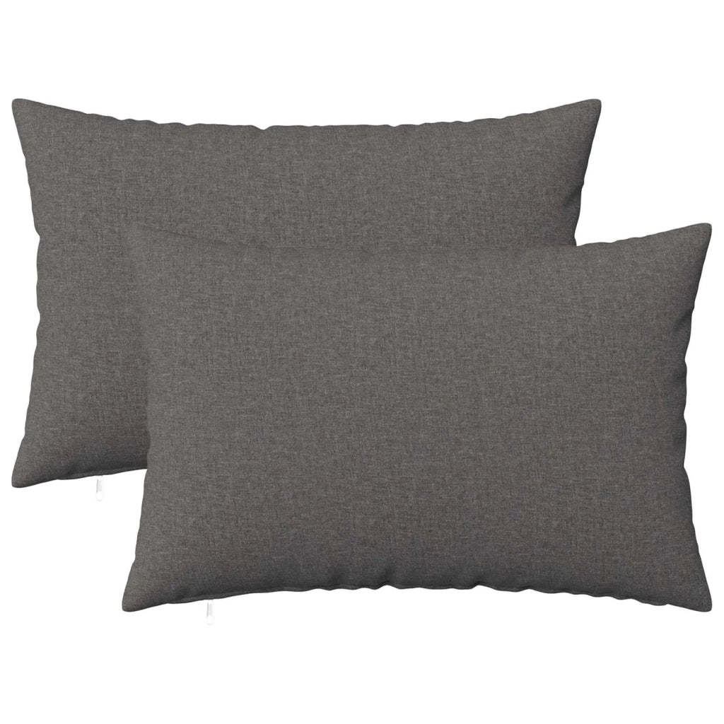 Federa 2 pz HEERLEN Grigio Chiaro 40 x 60 cm Tessuto 909115