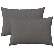 Federa 2 pz HEERLEN Grigio Chiaro 40 x 60 cm Tessuto 909115