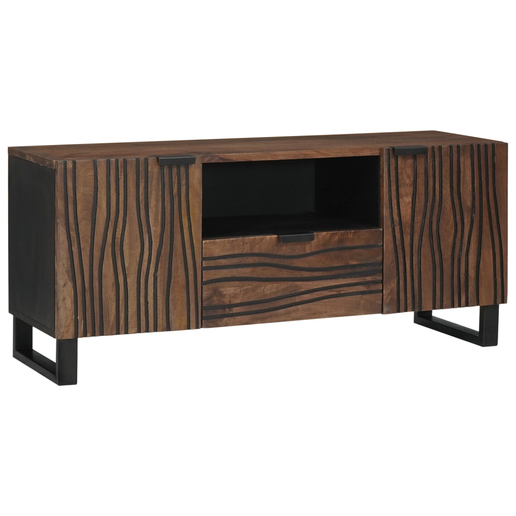 Mobile TV 105x33.5x46 cm Legno di Mango Massello