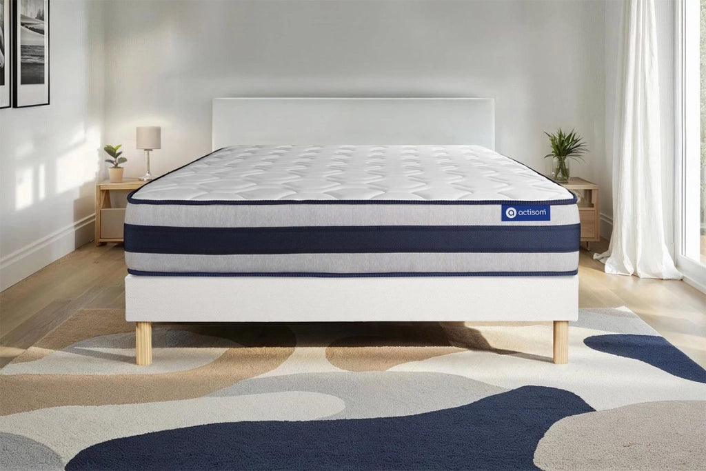 Kit rete e materasso Actilatex ergo 120x190cm - Spessore : 24cm - Lattice e memory foam - rigido