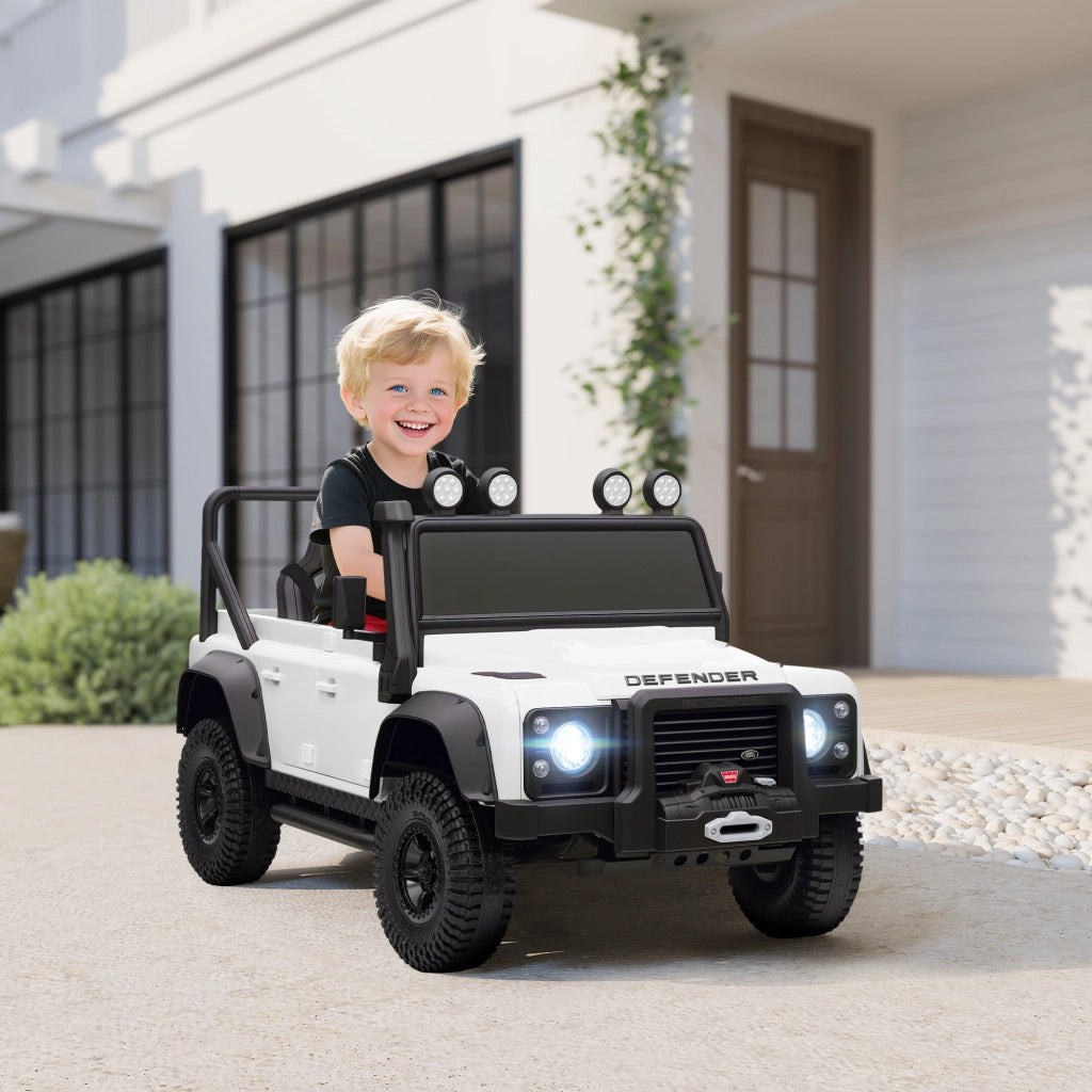 Macchina Elettrica per Bambini con Telecomando 2.4G ¨C Zephmum ¨C Bianco