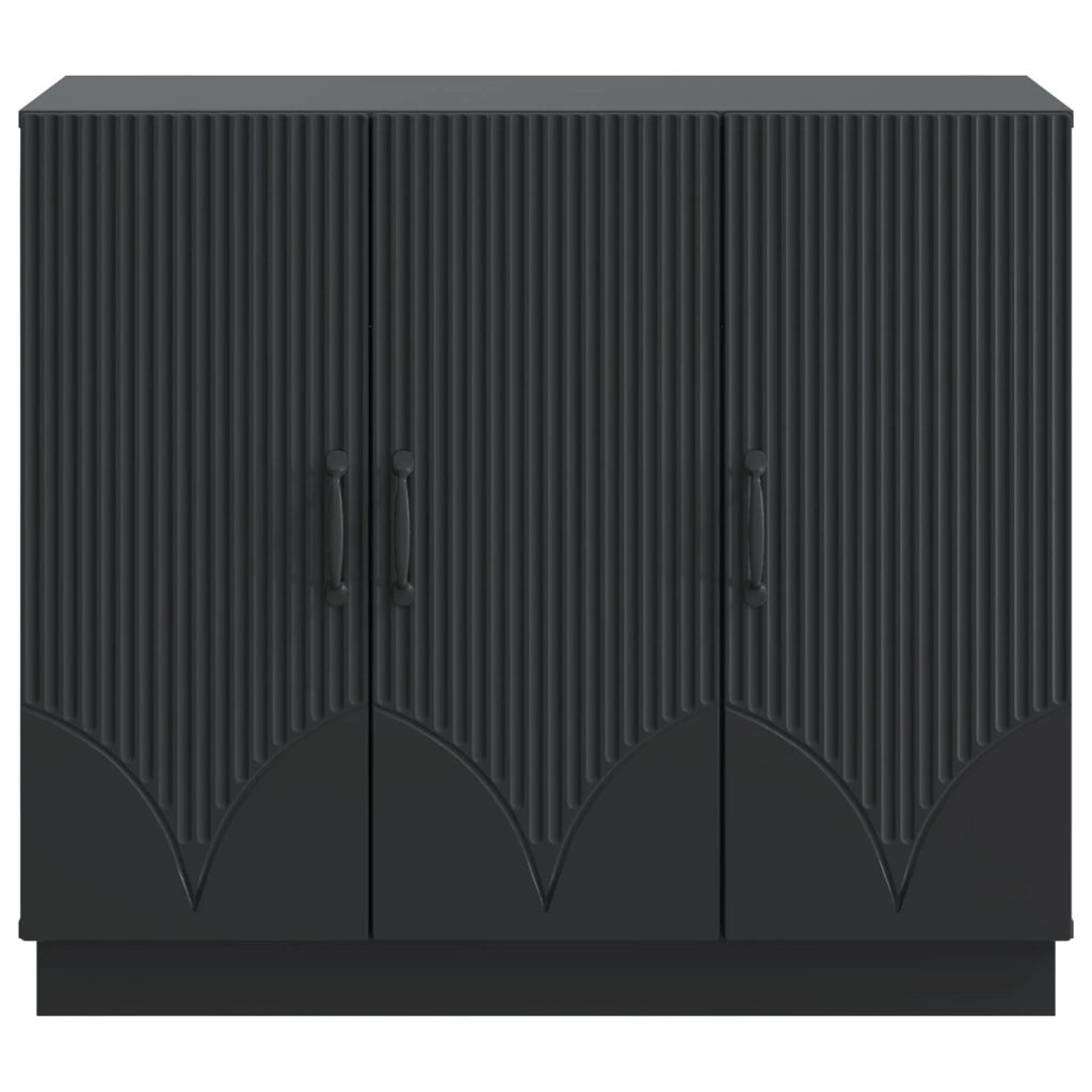 Credenza Nero 89 x 34,5 x 77 cm Legno ingegnerizzato 895336