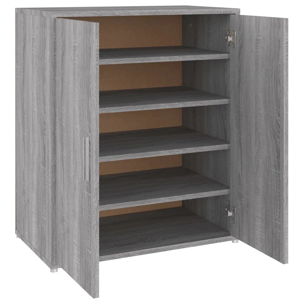 Scarpiera Sonoma 60 x 35 x 70 cm legno ingegnerizzato grigio 02_0043430
