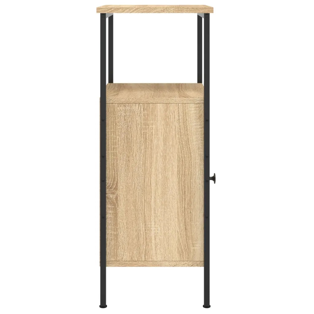 Comodino | Armadio da Notte | Mobiletto da notte Rovere Sonoma 41x31x80 cm in Legno Multistrato