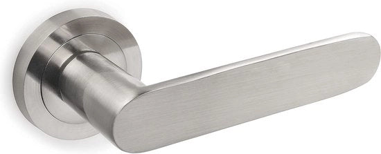 Set di maniglie per porte in alluminio lucidato / set di maniglie per WC - set di accessori per bagno | maniglie per porte in alluminio lucidato per porte di bagno e WC | set di maniglie per porte, 5 pezzi