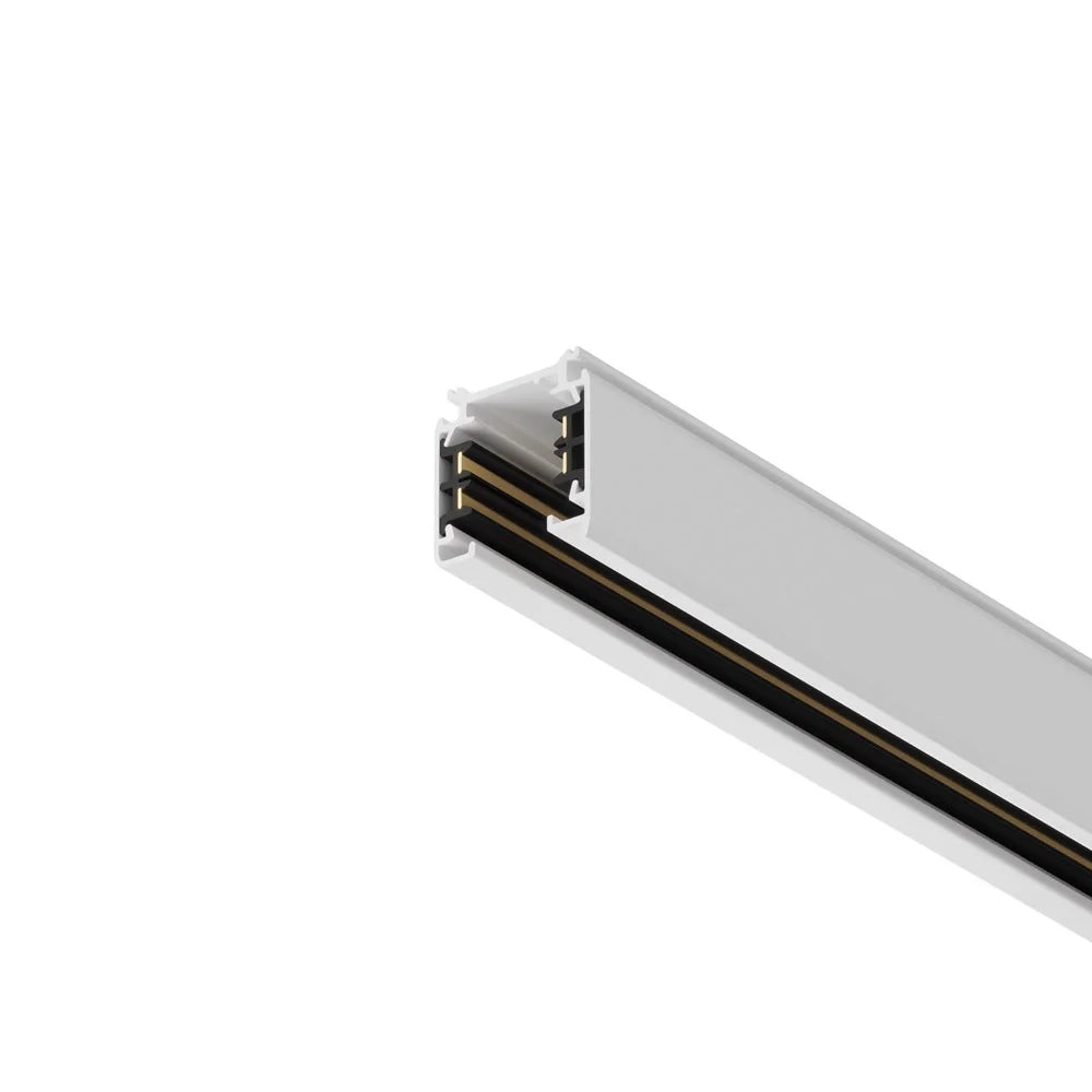 Binario Moderno Busbar Trunkings Trinity Alluminio Bianco 2M